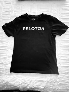 Peloton Black Logo Tee